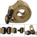 Curea centura Tactical Combat pentru barbati 3.7x125cm, rezistent, maro