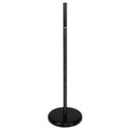 Suport hartie igienica 2 in 1 cu tija mobila, 68.5cm, negru