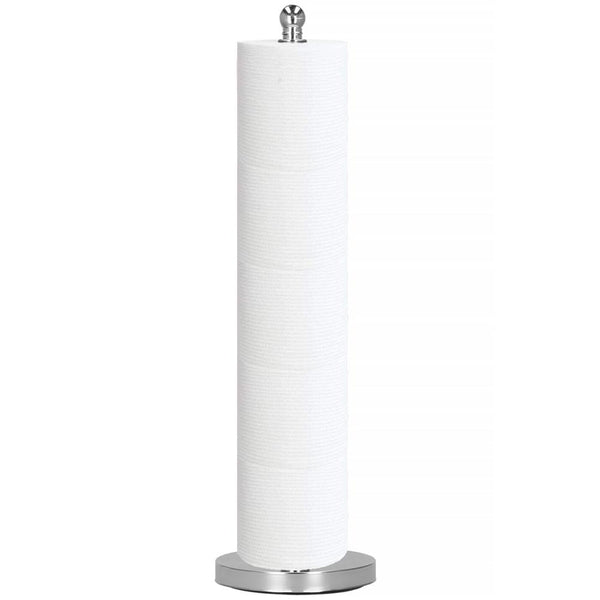 Suport hartie igienica tip tija, 51cm, argintiu cromat