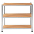 Raft cadru metalic modular pentru depozitare, 6 polite, 225x110x50cm, sarcina 900kg