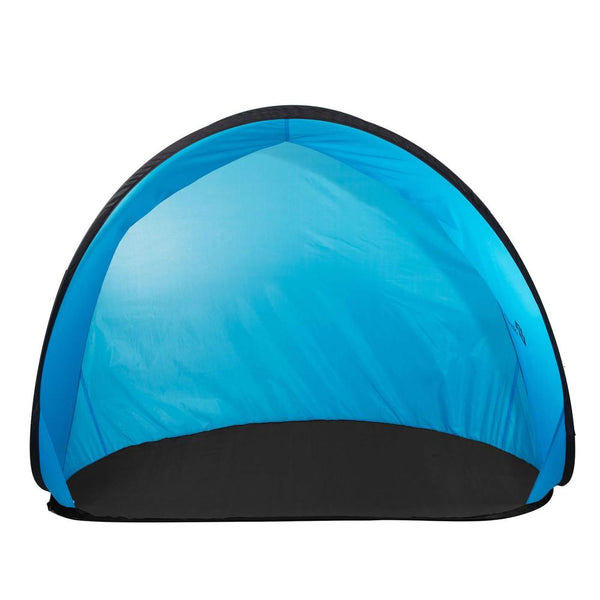 Cort plaja si picnic semi-deschis Sersimo, protectie UV, 150x90x90cm, albastru negru
