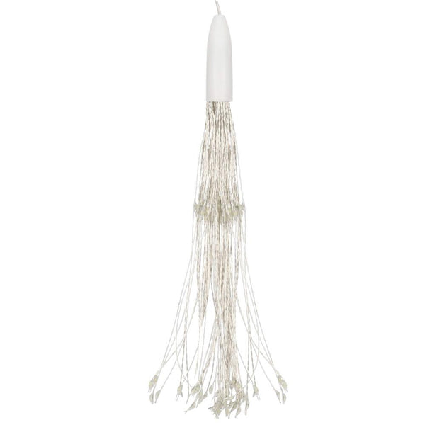(DL) Instalatie lumina decorativa STAR cu 100 LED-uri, diametru 30cm, alimentare baterii, iluminare galbena