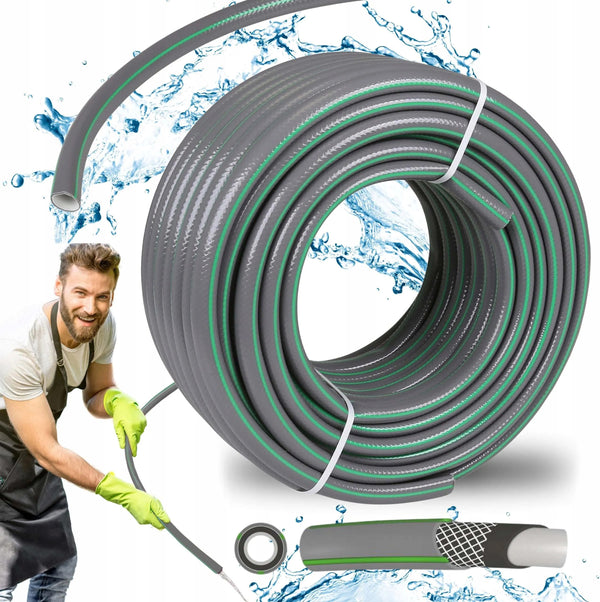 Furtun gradina armat Premium, 1/2" diametru, 30 m, protectie UV, 8 bar presiune, 4 straturi