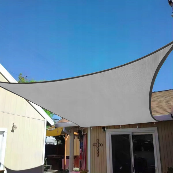 Prelata solara patrata 300x300 cm, impermeabila, protectie UV, poliester 180g/mp, gri