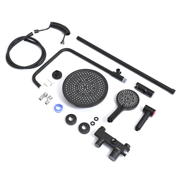Leziter Set de duș Rivo negru