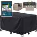Husa mobilier gradina, impermeabila, cu protectie UV, 180x120x74cm, negru