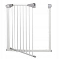 Poarta de siguranta Safety Gate pentru scari, ajustabila 118-127 cm, din otel, alba