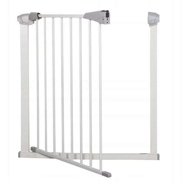 Poarta de siguranta Safety Gate pentru scari, ajustabila 118-127 cm, din otel, alba