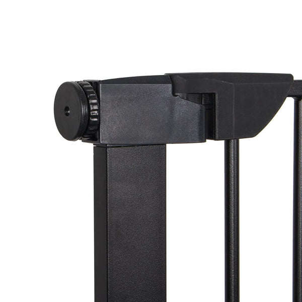 Poarta de siguranta Safety Gate pentru scari, ajustabila 75-82 cm, din otel, neagra