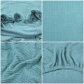Husa universala pentru scaun, marime universala, poliester si spandex, 45 cm x 60 cm, albastru deschis