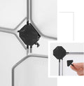 SONGMICS Unitate de depozitare cu 12 cuburi, pentru pantofi sau haine, personalizabil, 31x93x123 cm, alb transparent