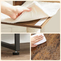 FEANDREA Mobilier 2 in 1 pentru pentru pisici cu ascunzatoare, 74x34x114cm, maro vintage
