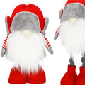 Figurina Craciun, Spiridus, picioare telescopice, inaltime extensibila 32-50cm