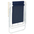 Scaun de plaja Sersimo GC049, pliabil, 100kg, 52x74cm, bleumarin