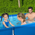 Piscina cadru metalic Bestway 56411 Steel Pro Frame, 300x201x66 cm, 3.300 litri, cu pompa de filtrare