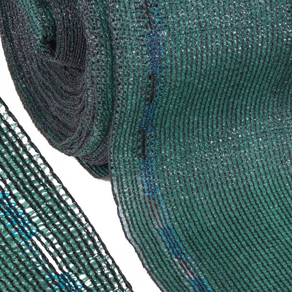 Plasa umbrire si intimitate pentru gard, 1.5m latime, 50m lungime, 185g densitate, verde