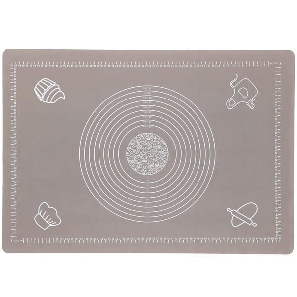 Plansa din silicon alimentar de framantat aluat, rezistenta la temperaturi ridicate, 65x45cm, gri