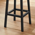 VASAGLE Set 2 scaune bar inalte, sezut rotund, cadru din otel, inaltime 65 cm, stil industrial, gri