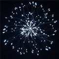 (DL) Instalatie lumina decorativa STAR cu 100 LED-uri, diametru 40cm, telecomanda, iluminare alba