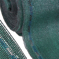 Plasa umbrire si intimitate pentru gard, 1.2m latime, 50m lungime, 140g densitate, verde cu negru