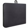 Masa dreptunghiulara pliabila multifunctionala, 1.8 m x 0.75 m x 0.75 m, neagra