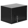 Seif standard cu cheie, 200x310x200 mm, Otel, Negru