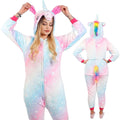 Pijama tip salopeta pentru dama, model unicorn, marime M