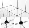 SONGMICS Tarc pentru animale mici rozatoare, din plastic, modulara DIY, 143x108x92cm, alb