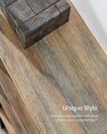 VASAGLE Biblioteca cu 14 rafturi din lemn, cadru metalic, 24x158x166cm, stil industrial, stejar si negru