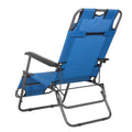Sezlong pliabil SERSIMO GC4, Relax Zero Gravity, 80x60x153cm, Albastru deschis