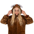 Pijama tip salopeta pentru adulti, model Ren, marime S