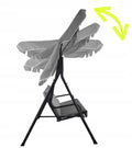 Leagan balansoar gradina Sersimo Vicenza, 3 locuri, 220kg, gri