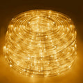 Instalatie tub furtun luminos pentru Craciun, 240 LED-uri, 10m, alb cald