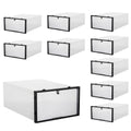 Set 10 cutii organizare pentru pantofi, 34x23x13, transparent
