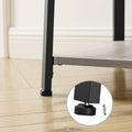 VASAGLE Cuier de haine cu 3 rafturi, suport cu carlige, din otel, 43x43x180 cm, stil industrial, gri si negru