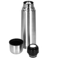 Cana termos cu pahar, perete din inox dublu izolat, 750ml, 28cm, argintiu