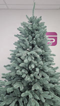 Brad artificial Christmas Deluxe by Sersimo, Laponia Select argintiu, integral 3D, 230cm
