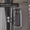 Leziter Valiză de cabină TraveLux Pro cu carcasă rigidă și roată detașabilă, 50x40x20 cm, gri
