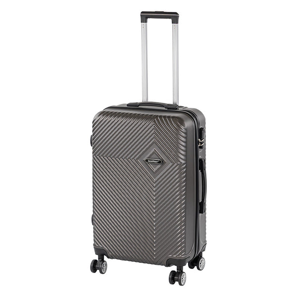 Leziter Valiză TraveLux Pro de dimensiuni medii, cu carcasă rigidă, 68x45x25 cm, gri