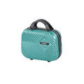 Leziter TraveLux Pro trusă de toaletă cu capac rigid, 23x30x14 cm, albastru lagună