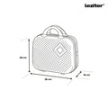 Leziter Valiză de mână TraveLux Pro cu carcasă rigidă, 28x36x16 cm, albastru lagună