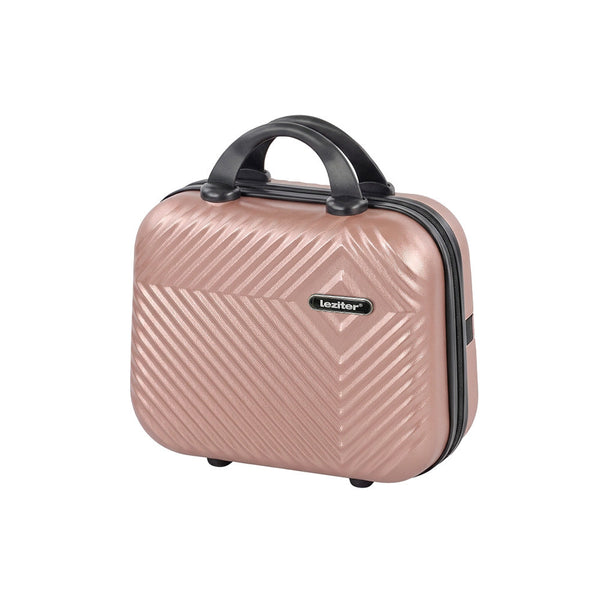 Leziter Valiză de mână TraveLux Pro cu carcasă rigidă, 28x36x16 cm, roz-auriu