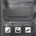 Leziter TraveLux Max – bagaj de mână cu carcasă rigidă și roți detașabile, 40x30x20 cm, negru