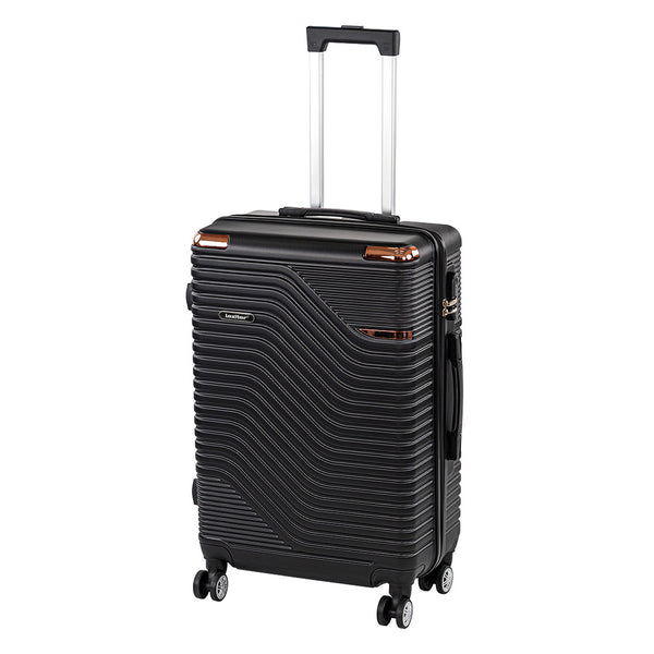 Leziter Valiză medie TraveLux Urban cu carcasă rigidă, 68x45x25 cm, neagră