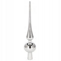 Set globuri si decoratiuni de Craciun, 102 piese, diverse dimensiuni, argintiu