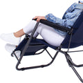 Sezlong pliabil SERSIMO GC12, Relax Zero Gravity, 80x60x153cm, Albastru inchis