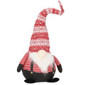 Figurina Craciun, Spiridus cu bluza in dungi, inaltime 80cm