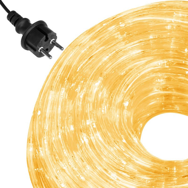 Instalatie tub furtun luminos pentru Craciun, 240 LED-uri, 10m, alb cald