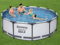 Piscina cadru metalic Bestway, 366x100cm, 9.150 litri, cu pompa de filtrare si scara