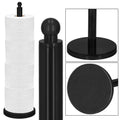 Suport hartie igienica tip tija, 52cm, negru mat